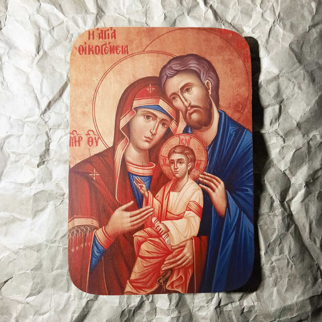 Ікона на дереві Святе Сімейство
